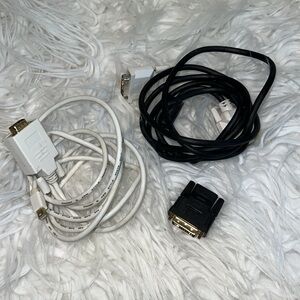 Display Monitor Cables & HDMI Adapter